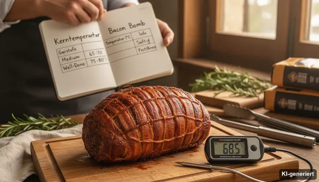 Bacon Bomb Kerntemperatur: Tabelle und alle wichtigen Infos