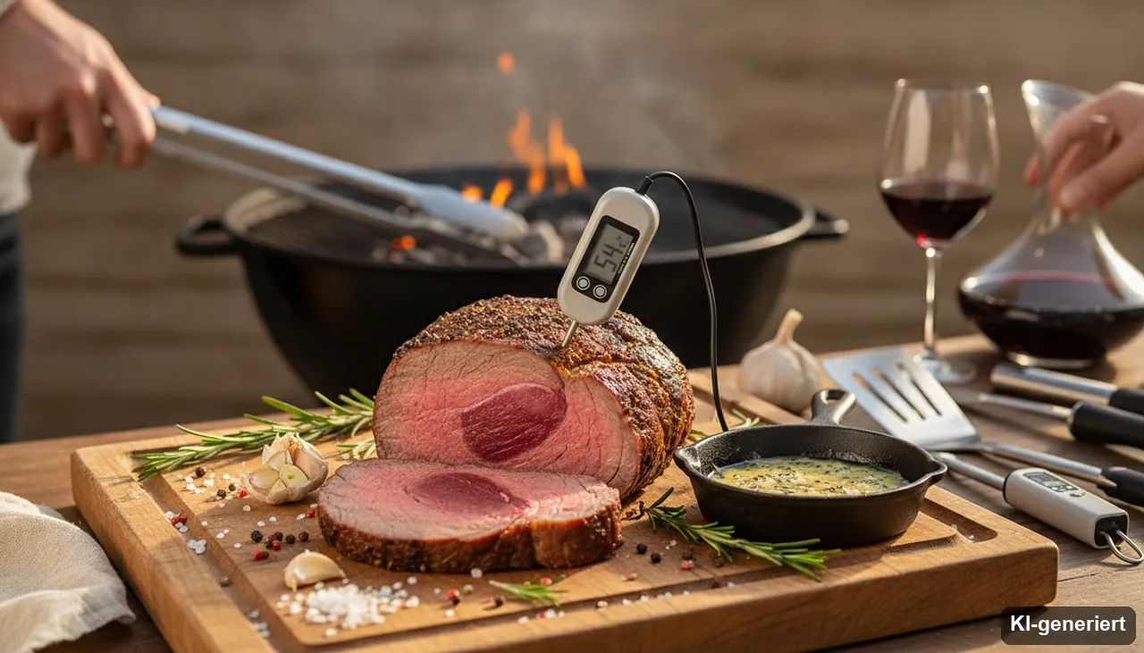 Chateaubriand Kerntemperatur (KI-generiertes Bild)
