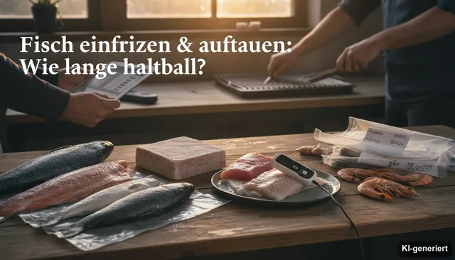 Fisch einfrieren & auftauen: Wie lange haltbar?
