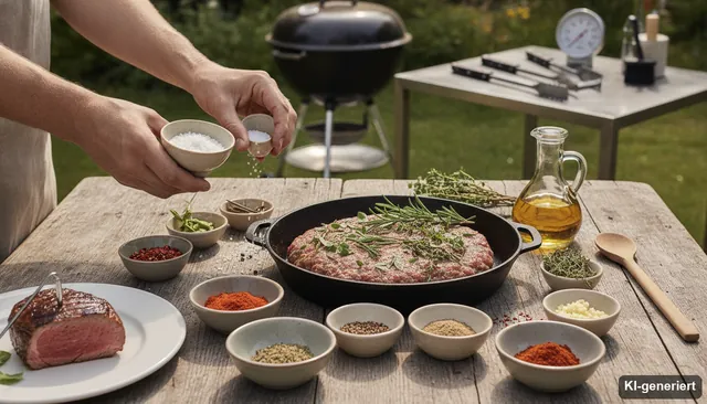 Hackbraten würzen - so geht's