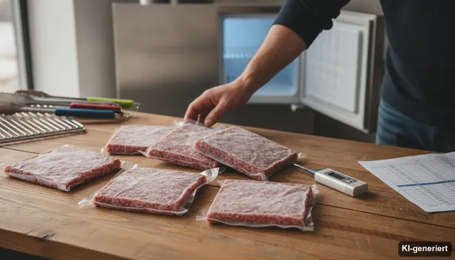 Hackfleisch einfrieren & auftauen - Wie lange haltbar?