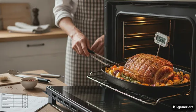 Kassler - Kerntemperatur für Kasslerbraten im Ofen