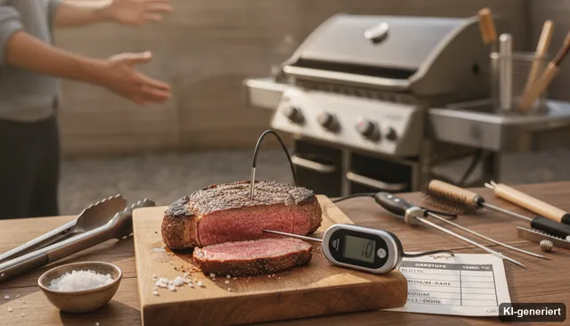 Rumpsteak Kerntemperatur (Striploin-Steak)