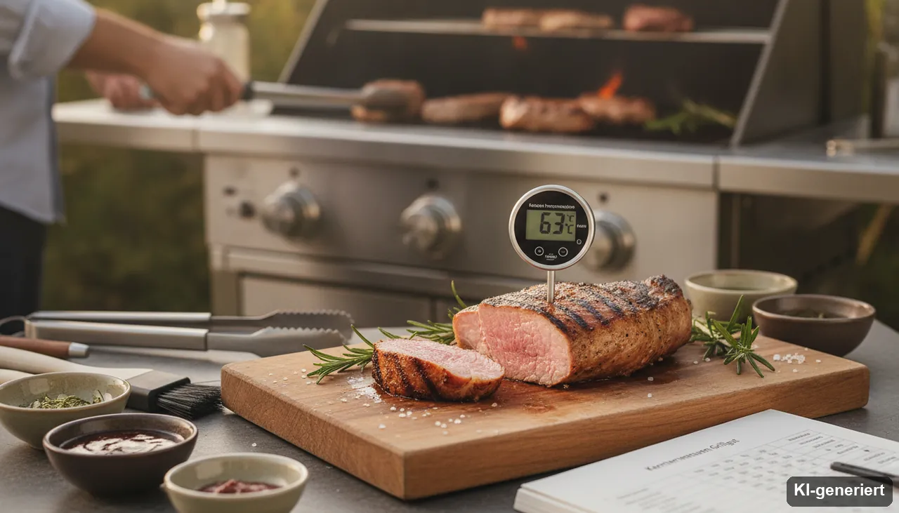 Kerntemperatur Schweinefilet & richtige Zubereitung (KI-generiertes Bild)