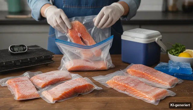 Lachs einfrieren & auftauen: Wie lange haltbar?