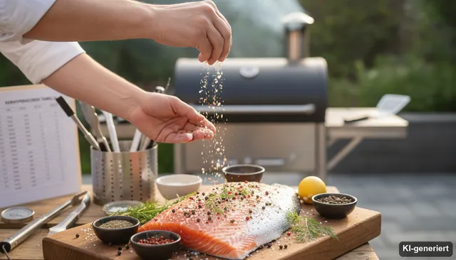 Lachs würzen - so geht's